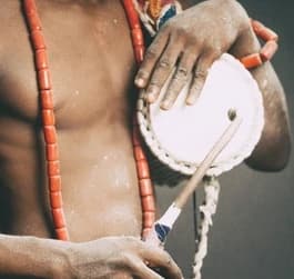 Person playing drums