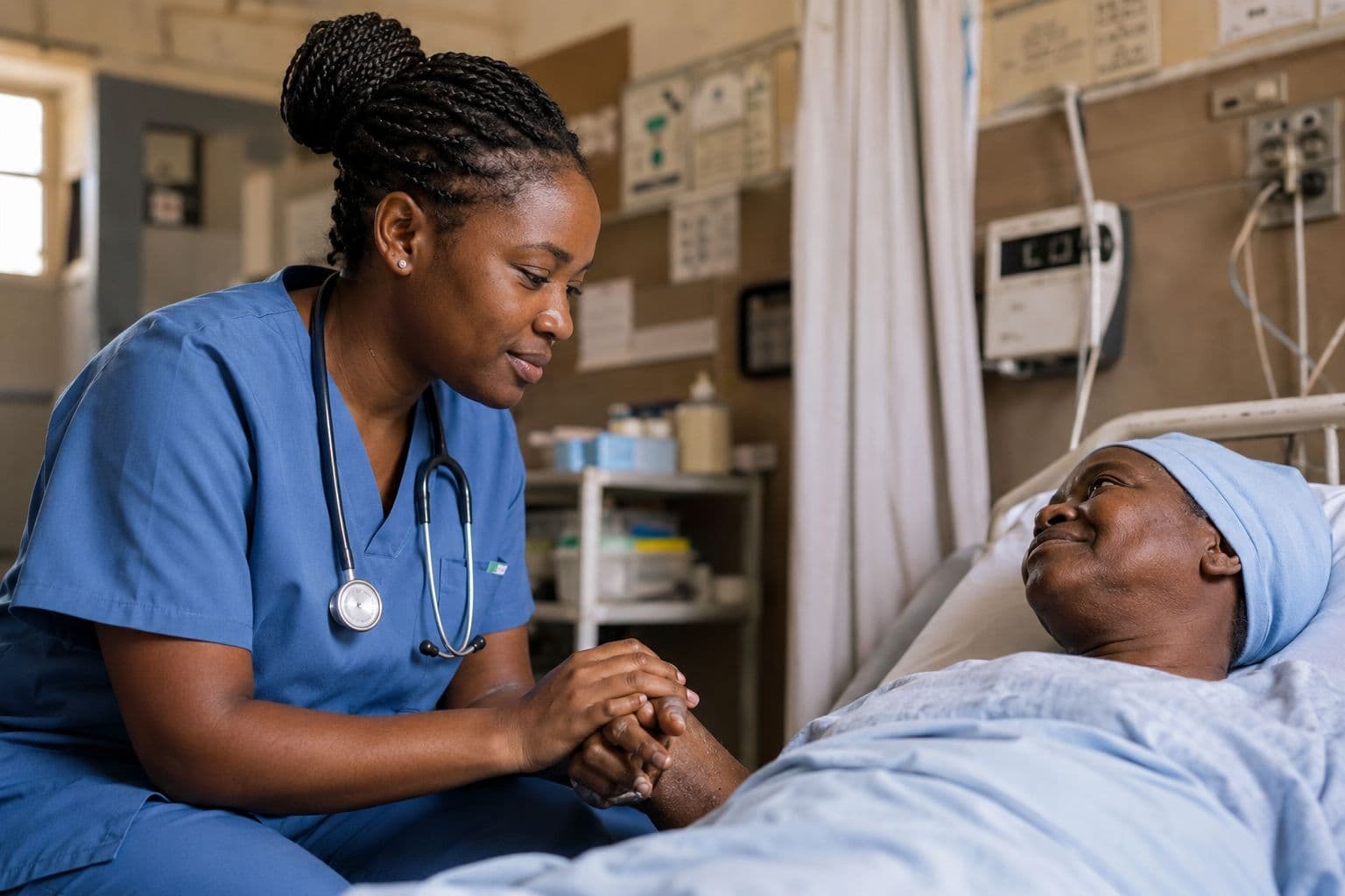 Cover image for Who Will Hold The Patient's Hand