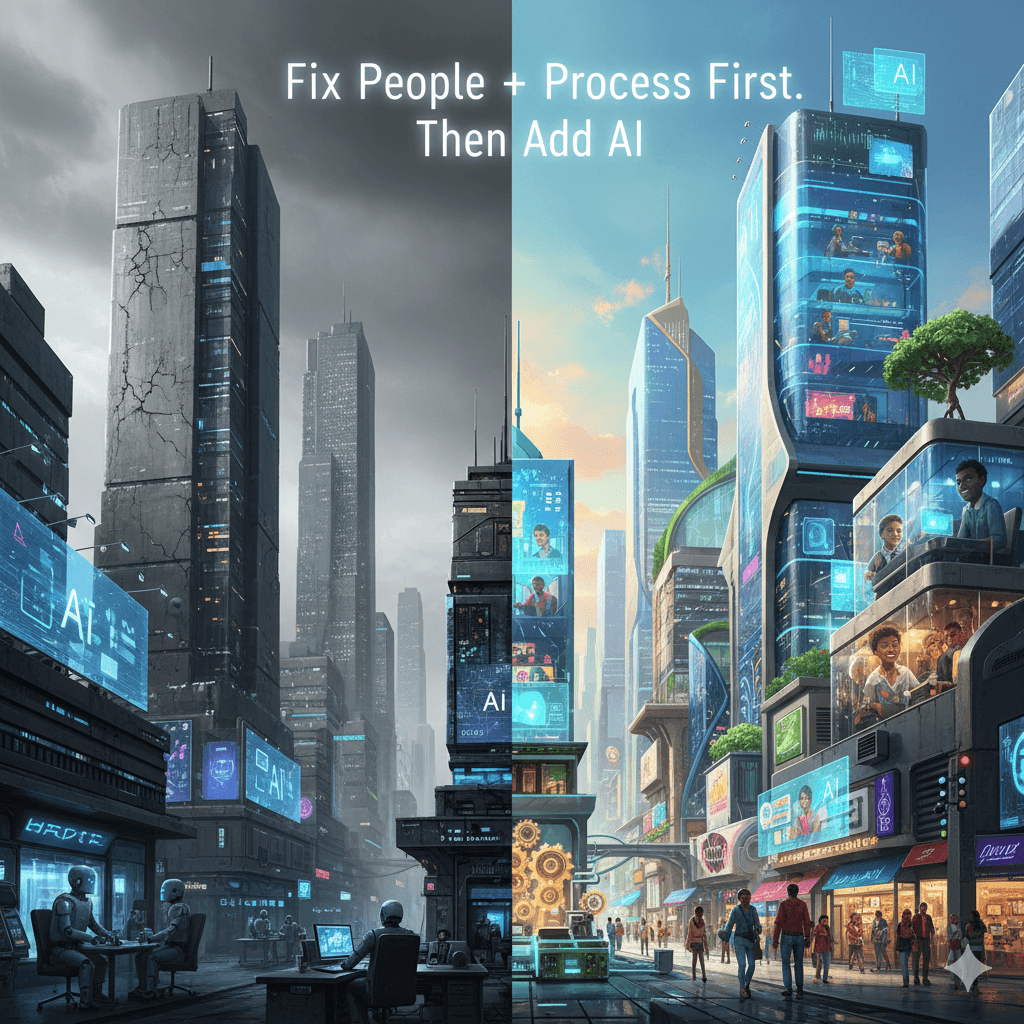 Cover image for AI Won’t Fix Broken Businesses — People Will