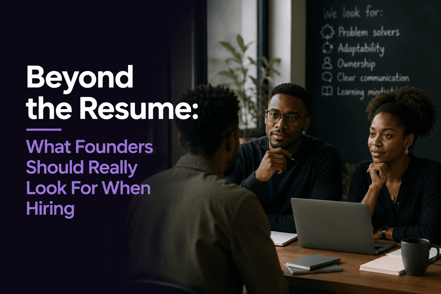 Cover image for Beyond the Resume: What Founders Should Really Look For When Hiring